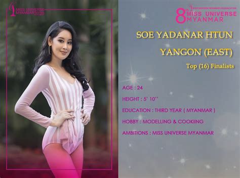 ยลโฉมผู้เข้าประกวด 16 คนสุดท้าย Miss Universe Myanmar 2020