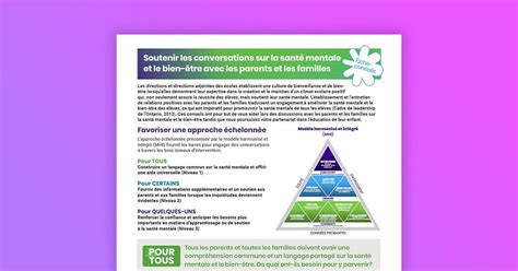 Soutenir Les Conversations Sur La Santé Mentale Et Le Bien être Avec