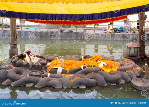 Budhanilkantha Temple, Kathmandu, Nepal Editorial Image | CartoonDealer.com #127018360