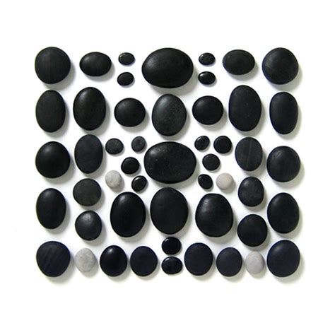 Hot Stone Kit 50 Round Basalt Stones Fernanda S Beauty Spa Supplies
