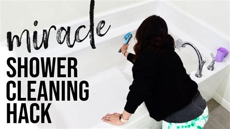 Miracle Diy Shower Cleaning Hack How To Clean Your Shower With