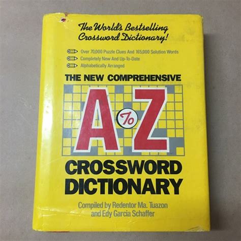 The New Comprehensive A To Z Crossword Dictionary