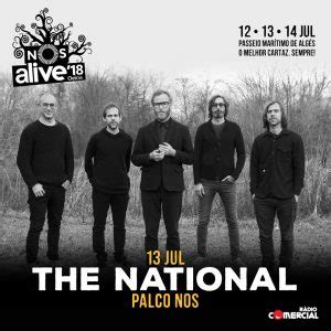 The National primera confirmación del NOS Alive 2018 festis