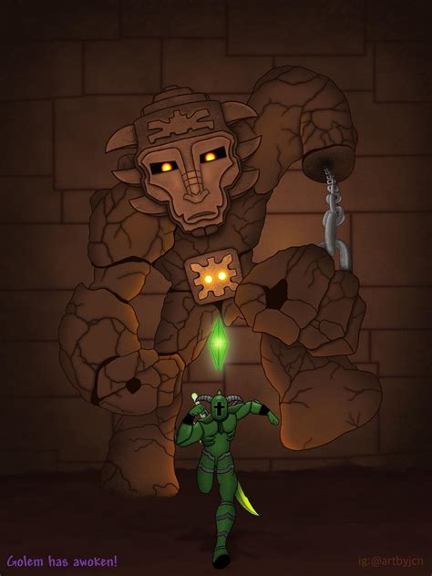 Golem fanart (OC) : r/Terraria