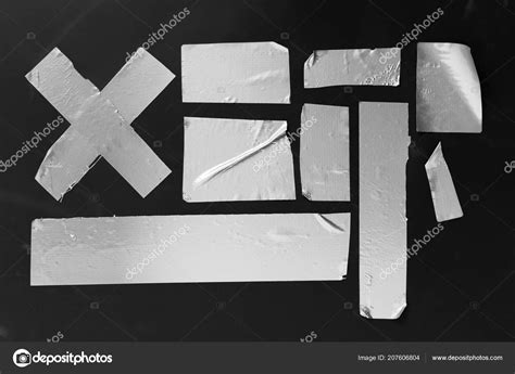 Masking Duct Tape Black Background — Stock Photo © Fotofabrika #207606804