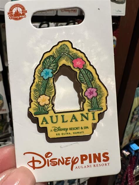 Aulani Disney Resort Floral Logo Pin Disney Pins Blog