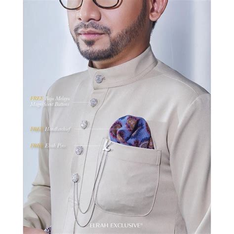 BAJU MELAYU MAGNIFICENT BY ELRAH EXCLUSIVE SLIM FITS Shopee Malaysia