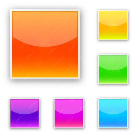 premium vector glossy buttons