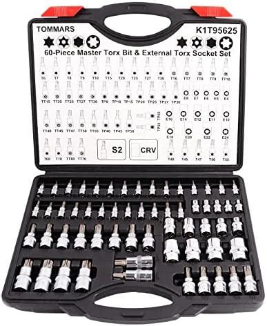 CARBYNE Master Torx Bit Socket Set External Torx ETorx Female Torx