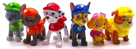 Paw Patrol Figure Play Set Nickelodeon Nick Jr Pvc Toy Ryder Skye