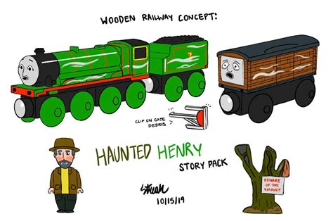 Wooden Railway Concept of Haunted Henry by Kingofallkongs on DeviantArt