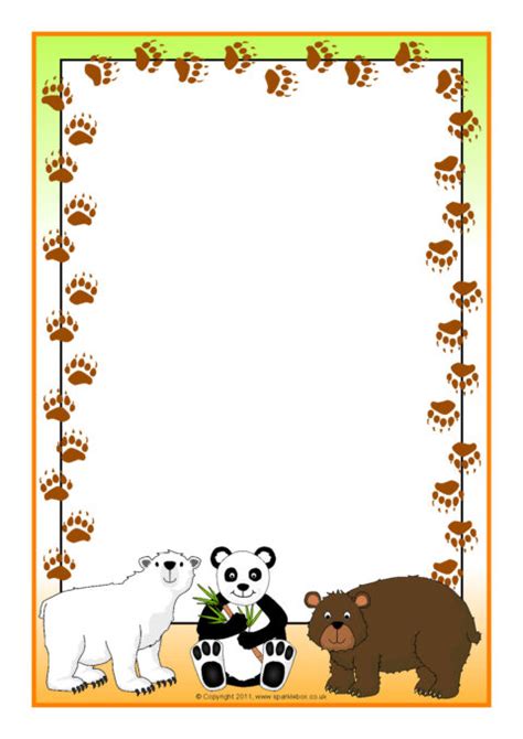 Polar Bear Page Border