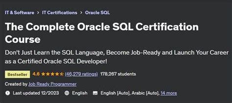 The Complete Oracle SQL Certification Course AVAXGFX