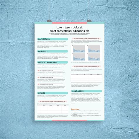 A Academic Poster Template Scientific Poster Template Ms