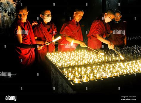 at bodh gaya bihar Stock Photo - Alamy