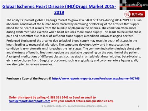 PPT - Global Ischemic Heart Disease (IHD)Drugs Market 2015-2019