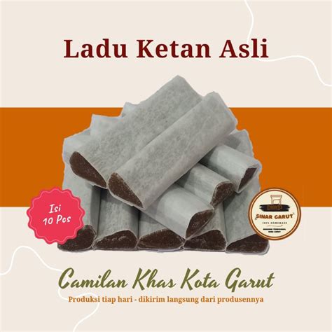 Jual Ladu Ketan Isi 10 Pcs Camilan Khas Kota Garut Shopee Indonesia