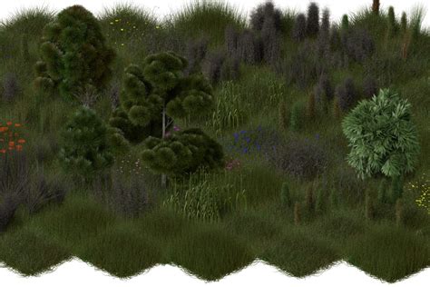 2d Iso Tiles Of Grass And Trees 2d Environments Unity Asset Store