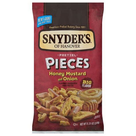 Review Snyder S Of Hanover Pretzel Pieces Honey Mustard And Onion