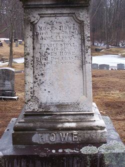 Moses Howe Inconnu M Morial Find A Grave