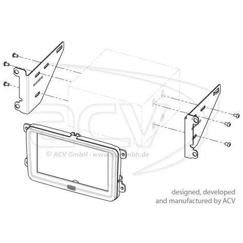 Cadru Radio Auto ACV Pentru Volkswagen 2 Din 381320 30 2 EMAG Ro