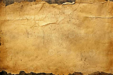 Aged parchment texture featuring dark, tattered edges. AI Generated 28718305 Stock Photo at Vecteezy