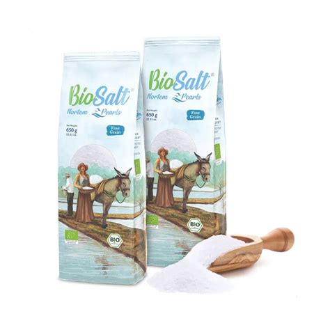 Perlas De Sal Marina Virgen Pack Bolsas Fina Biosalt