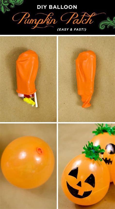 Diy Balloon Pumpkin Patch Halloween Crafts For Kids Pumpkin Patch