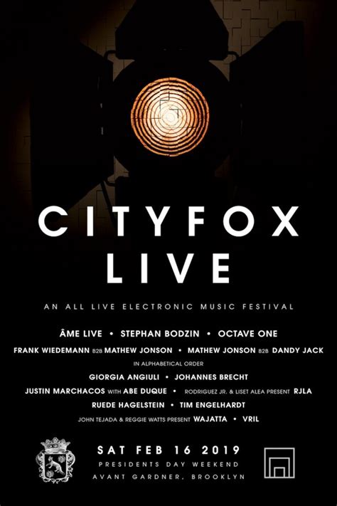 Cityfox celebrates live performances with its first all live event ...