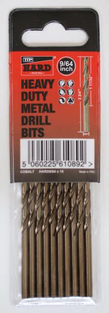 Hard Metal Drills HARD Cobalt drill bits 10 Pack | TTP Hard Drills USA