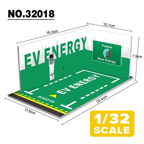 LEO PVC ทจอดรถทมเอฟเฟกตแสง ทจอดรถฉากแสดงเหมาะสำหรบ 1 32 Scale