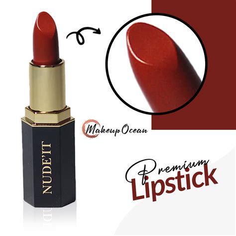 CVB Rusty Nude Lipstick Smudge Proof Smooth Soft Texture Highly Blendable Long