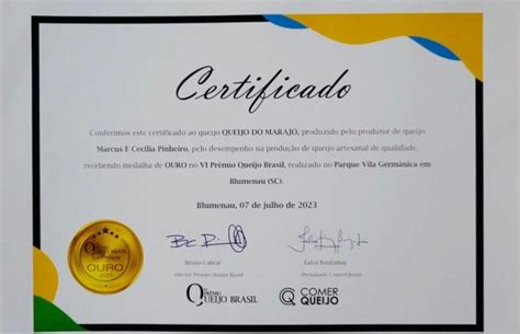 Queijo Do Maraj Fazenda S O Victor Conquista Medalha De Ouro No Vi