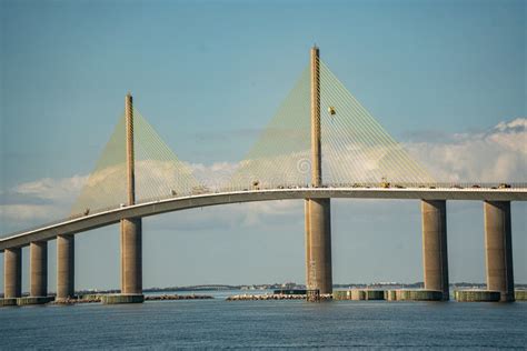 Sunshine Skyway Bridge Often Referred To As The Sunshine Skyway Bridge