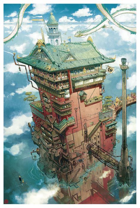 Spirited Away: The Bath House by Mathieu Bablet : r/ghibli