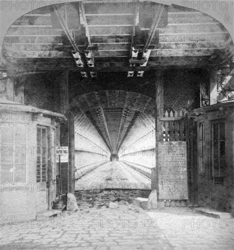 Interior Of The Suspension Bridge Niagara Falls Canada Early Th