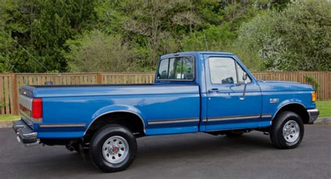 1990 Ford F150 Lariat Xlt Regular Cab 4x4 8 Foot Long Bed With Only