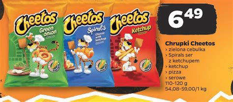 Chrupki Spirals Ser Z Ketchupem Cheetos Cena Promocje Opinie