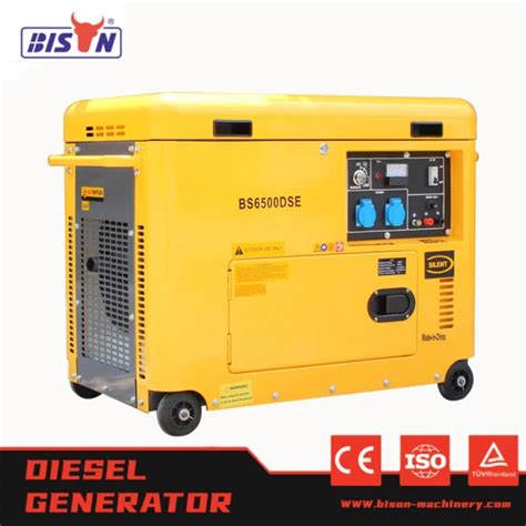 Bison 5 Kw Silent Generator 5000w Electric Motor 50hz 3 Phase 380v