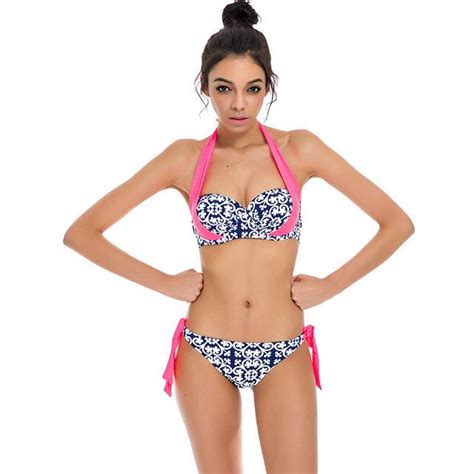 New Sexy Bikinis Women Swimsuit Push Up Bikini Set Bathing Suits Halte