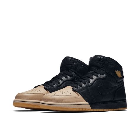 Wmns Air Jordan 1 Retro Hi Prm Blackmtlc Gold Vechetta Tan 1 Weartesters