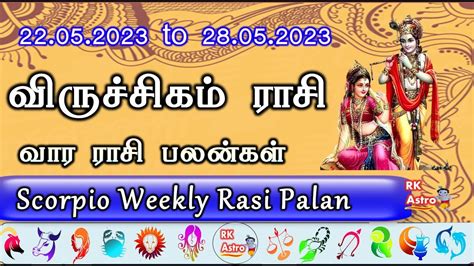 Viruchigam To Weekly Rasi Plan