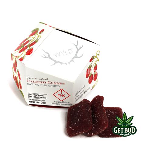 Wyld Thc Edibles Raspberry Sativa Get Bud Online Usa