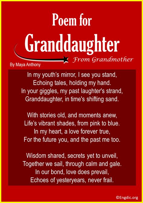 Poems For Granddaughter From Grandparents Engdic