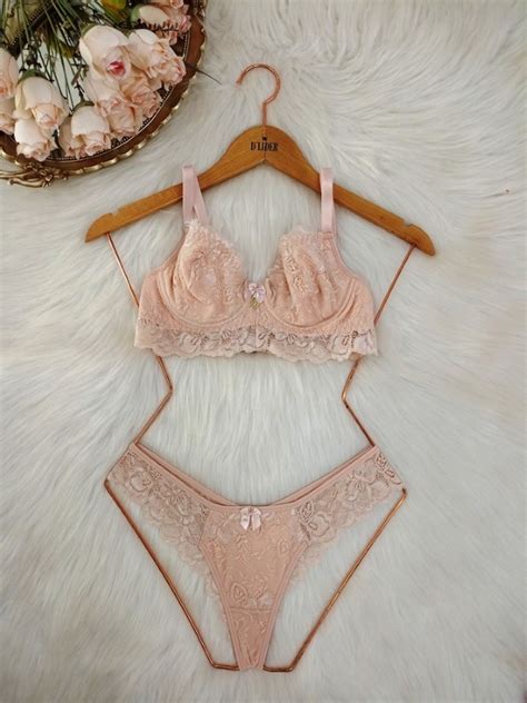 915 Conjunto de lingerie D Lider Moda Íntima