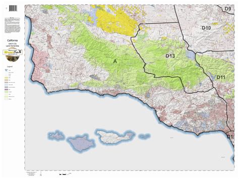 California Deer Hunting Zone A5 Map By Huntdata Llc Avenza Maps