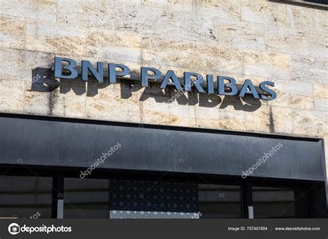 Bordeaux France 2024 Bnp Paribas Logo Brand Sign Facade Text Stock