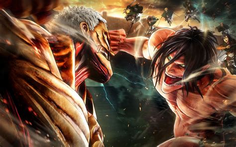 Attack on Titan Wallpaper 4K, Final battle, Shingeki no Kyojin