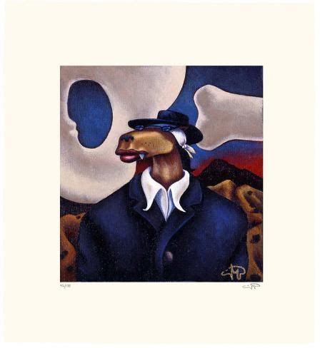 Coyote Portrait Of O Keefe Limited Edition Markus Pierson Art