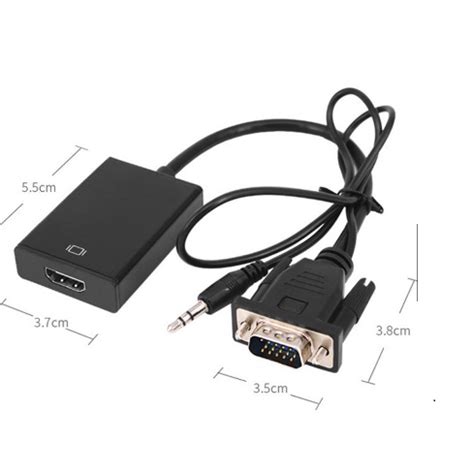 Cáp chuyển đổi từ giác cắm VGA 3 5mm sang cổng HDMI Shopee Việt Nam